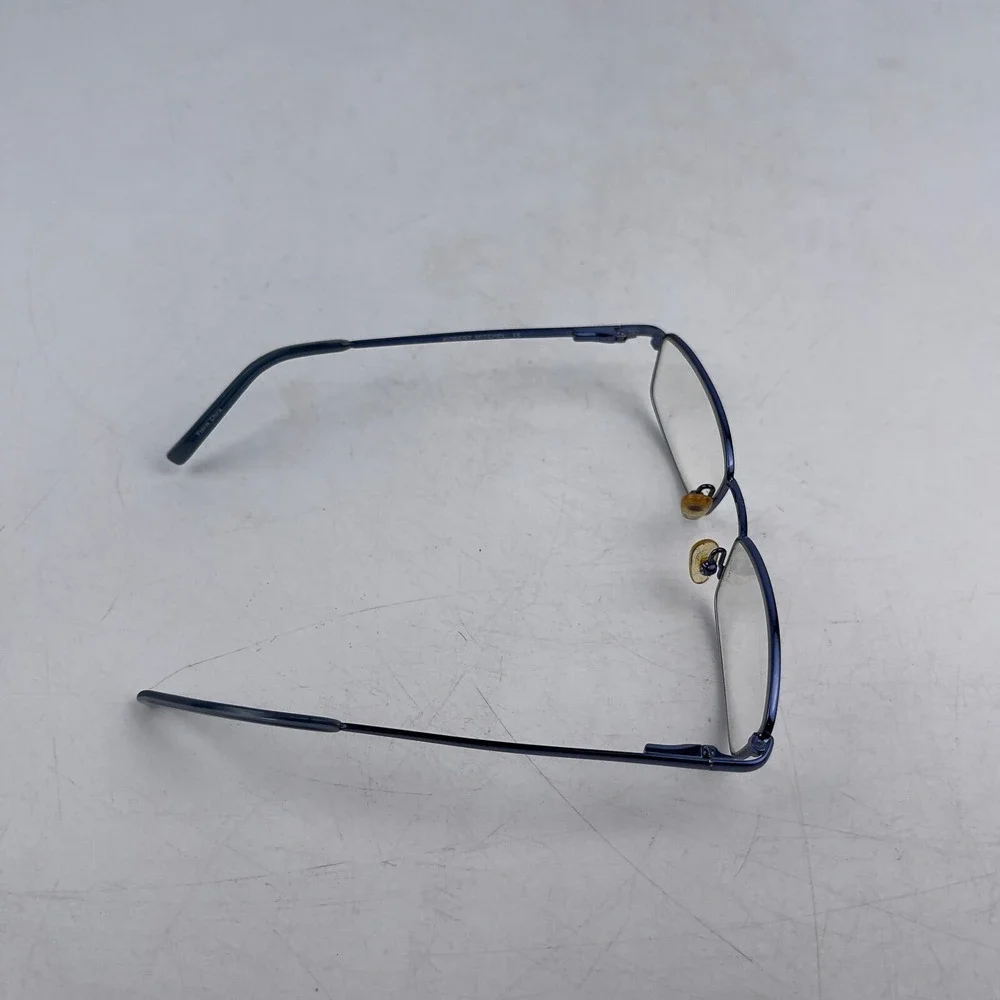 Robert Mitchel RMJ 605 Men's Eyeglasses Frame Blue Metal Rectangular 46-17-125mm